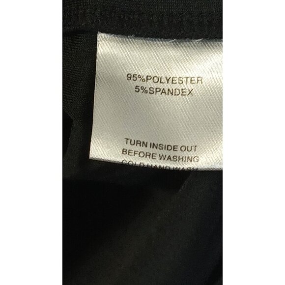 White Fox Mini Dress Womens M Sleeveless Plunge Keyhole Backless Solid Black - Picture 6 of 10